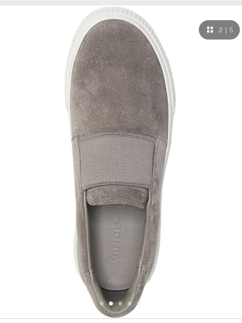 Vince Suede Slip On Shoe